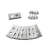 Headley Tools Replacement Robotic Lawn Mower Blade (Pack of 24) For Worx Landroid Robotic Mower (Stainless Steel, Original)