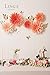 Ling's Moment Paper Flower Decorations(14''-6'' Assorted), Handcrafted 3D Large Crepe Paper Dahlia Rose Peony Set of 7 for Wall Nursery Wedding Backrop Bridal Shower Centerpiece Monogram(Coral Ombre)