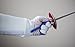 American Fencing Gear Fencing Foil Electric Sword Weapon National Grade with 1 Guard, 1 Guard Pad and 1 Two-Prong Socket - Includes 1 Spare Blade - Size 5 (Pistol Grip, Left)