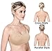 MOLLDAN Professional Dance Bras for Women Girls Adjustable Clear Straps NO Sponge Ballet Bra