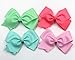 CÉLLOT 40Pcs 4.5 Inch Hair Bows Girls Kids Children Alligator Clips Grosgrain Ribbon Hair Accessories for Baby Girls