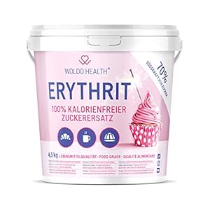 Erytritol 4,5 kg suikervervanger met 70% van de zoetkracht van suiker