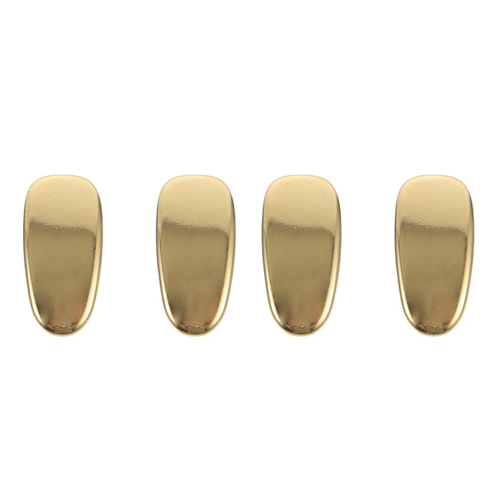 Operitacx Titanium Nose Bracket 4Pcs Metal Nose Pads Replacement Lightweight Anti-Slip Eyeglass Accessories for Reading Glasses Daily Use