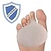 WALKINGLY Set of Metatarsal Pads (2 Count) - Soft Gel Ball of Foot Cushions for Rapid Pain Relief for Women & Men - Mortons Neuroma Callus Metatarsal Foot Bunion Forefoot Cushioning Relief