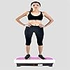 Vibration-Power-Plates-Vibration-Plate-Machine-With-Bluetooth-Speaker-5-Program-Modes-2-Resistance-Bands-Vibration-Fitness-Trainer-For-Weight-Loss-Body-TonColorPink-Vibration-Exercise-Mach Vibration Power Plates, Vibration Plate Machine With Bluetooth Speaker, 5 Program Modes, 2 Resistance Bands, Vibration Fitness Trainer For Weight Loss & Body Ton(Color:Pink Vibration Exercise Mach