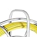 Happybuy Duct Rodder Fibersnake Fish Tape 6mm 1/4inch Fish Tape Fiberglass 425Ft Fiberglass Wire Cable Rod Fishtape Puller