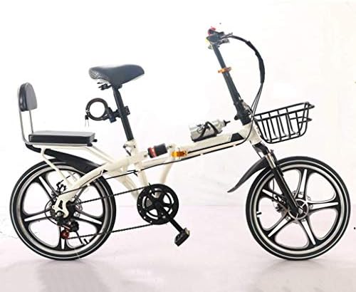 人間工学に基づいた自転車折りたたみ自転車女性用自転車大人用男性用ポータブル小型自転車ウォーターボトルホルダー付き 16 インチホイール屋外用自転車 色 16インチ 白a 一輪車 Kishimi Com