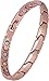 Smarter LifeStyle Elegant Titanium Magnetic Bracelet for Women - Adjustable Bracelet Length with Sizing Tool for Perfect Fit, Womens Magnetic Bracelet (Rose Gold)
