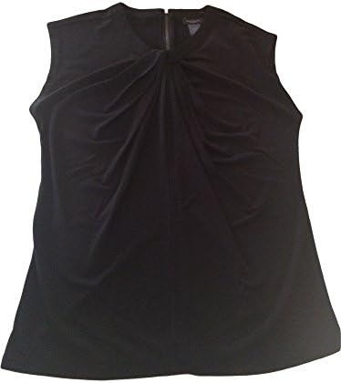 New Ann Taylor Twist Front Top (Small, Black)
