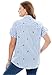 Woman Within Women's Plus Size Short-Sleeve Button Down Seersucker Shirt