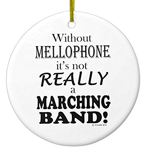 Cheyan Without Mellophone - Marching Band Ceramic Ornament Circle