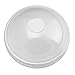 [50 Count] Dome Ice Cream Cup Lids - 4 oz Clear Disposable Lids - Fit Our 4 oz Cups Perfectly - *Cups Sold Separately* Frozen Dessert Supplies