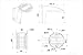 KENUCO WM110 DS-1258ZJ Wall Mount Bracket for Hik-Compatible Fixed Lens Dome IP Camera DS-2CD21x2 (1 Pack)