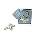 Lunaura Baby Keepsake 12 pcs Baby Boy Blue Pacifier with Thank You Card Favors