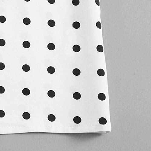 Simayixx Summer Tops Women's Beach Tanks Sexy Lace Up Patchwork Dot Cami Tee Teens Swim Cover Up Running Workout Clothes White