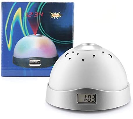 projection alarm clock 7 Colors Starry Digital Clock Magic 3-LED Projection