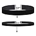 BodyJ4You 2PC Choker Necklace Set Women Girls Adjustable Black Velvet Retro Style Fashion Jewelry