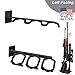 Hold Up Displays - Gun Rack and Rifle Storage Holds 3 Shotguns or Rifles Facing Left for Winchester Remington Ruger Firearms and More - Heavy Duty Steel - Made in USA