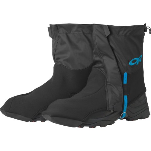 Outdoor Research Huron Low Neck Gaiters, Black, Large