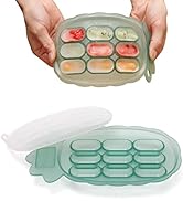 haakaa Silicone Nibble Tray - Breast MilkTeething Popsicle Maker - Baby Fresh Food Freezer Feeder...