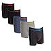 5 Pack Active Fit Boxer Briefs Shorts Underwear-Modern Cotton Trunk