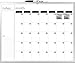 Rose Art The Board Dudes Dry Erase Calendar Aluminium Frame 20x16