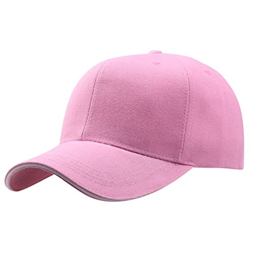 Baseball Cap Clearance â™¥ Baseball Cap For Men and Women by Cool Sporting Hat With Adjustable (Pink)