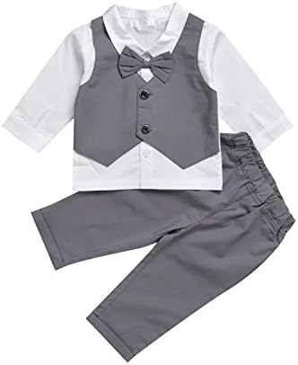 Infant and Toddler Baby Boy Gentleman Formal Party Wedding Suits Outfits