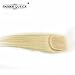FASHION QUEEN HAIR 613 Closure 14 Inch Straight 613 Blonde Closure 100% Human Hair 8A Brazilian Straight 613 Lace Closure 4x4 Free Part 130% Density Closure Only Honey Blonde Frontal for Black Women