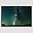 signwin Framed Canvas Wall Art Galaxy Stars Aerial Astronomy & Space Dramatic Global Green Photography Realism Stars - 16x24 inches