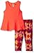 Nicole Miller Girls' Textured Knit Tunic W/tie Dye Legging Set