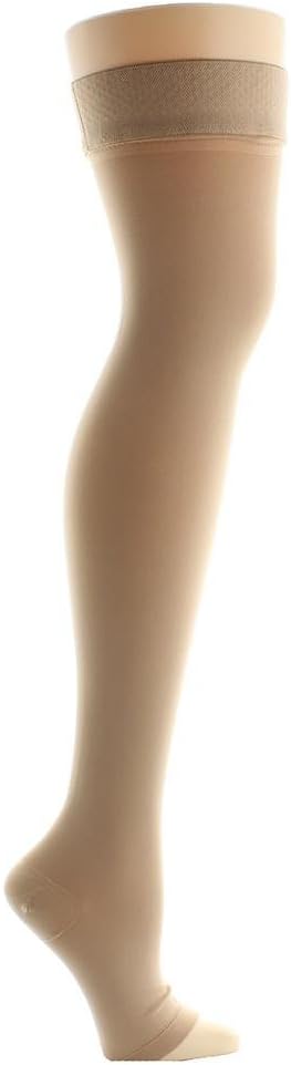 Venosan VenoMedical USA Open Toe Thigh High w/Silicone Dot Band 30 40mmHg Long
