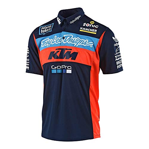 Troy Lee Designs Official Team KTM Licensed Pit Polo Shirt
