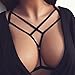 IEason Women Lingerie 2017 Women Hollow Out Elastic Cage Bra Bandage Strappy Halter Bra Bustier Top (XL, Black)