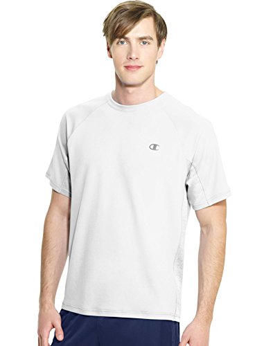 Champion Men's Powertrain Performance T-Shirt, White, X-Large