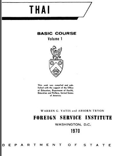 Complete THAI FSI Language Course Text+Audio