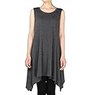 Mordenmiss Women's Summer Sleeveless Tank Tops S Dark Gray