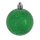 Vickerman 4" Christmas Ornament Ball, Green Shiny