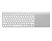 MeshWe Bluefin | Connects Magic Trackpad to Apple Wireless Keyboard (White) - **Apple Keyboard and Trackpad NOT Included**