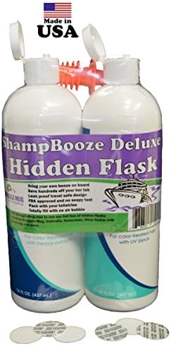 ShampBooze Deluxe Cruise Flask Set 35.6oz by Smuggle Mug by Smuggle Mug