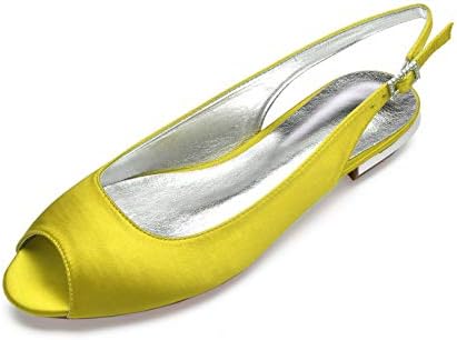 yellow slingback flats
