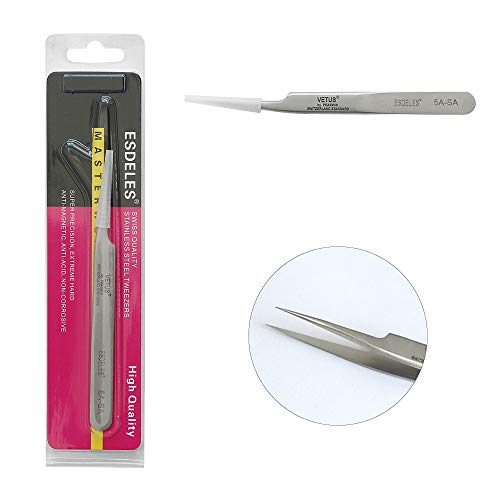 Vetus Tweezer Non-magnetic Stainless Steel Pointed Tip 5A-SA