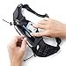 Fitletic - Ultimate II Running Pouch with Gels, Runners Pouch, Running Waist Belt with Gel Loops, Exterior Pocket, Inner Pocket, and Integrated Bib Toggles, Running Accessories