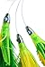 EatMyTackle Bird Feather Daisy Chain | Saltwater Fishing Teaser (Green)