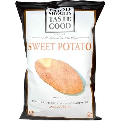 Food Should Taste Good Sweet Potato Tortilla Chips, 6 Ounce -- 12 per case.
