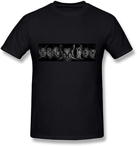 2016 Action Movie Star Trek Beyond Poster Mens Black T Shirt