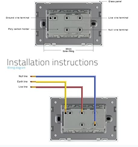 Livolo White Tamper Resistant Duplex Receptacle Standard Decorative Electrical Wall Outlet With Tempered Glass Panel Au Us Standard Ce