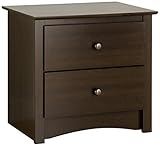 Prepac Fremont 2 Drawer Nightstand, Espresso