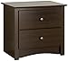 Prepac Sonoma Traditional Nightstand Side Table with 2 Drawers, Functional 2-Drawer Bedside Table 16