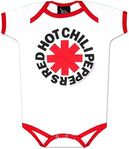 Infant: Red Hot Chili Peppers - Asterisk Logo Bodysuit Infant Onesie Size 6-12 Mos